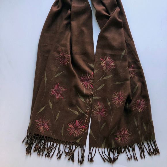 Handpainted Scarf - Picture 1 of 5
